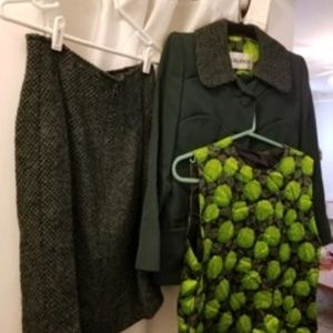 Galanos 3 pc. women's wool suit